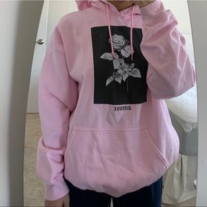 Pink Graphic Hoodie
